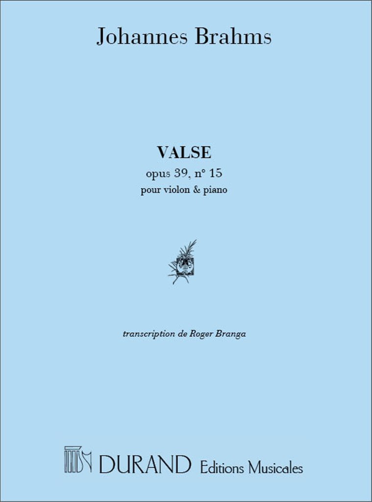Valse Op 39 N 15 Vl-Piano
